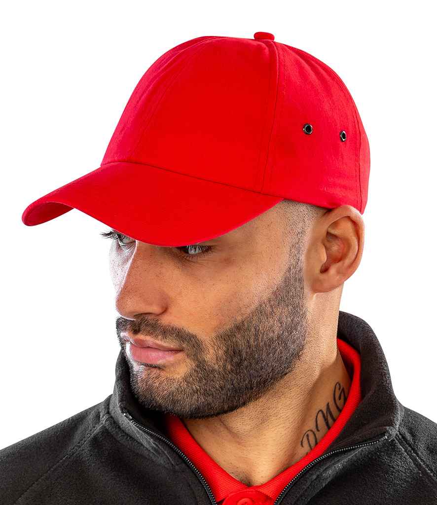Result Plush Cap | Red - Result Headwear Headwear - Lancashire Teamwear