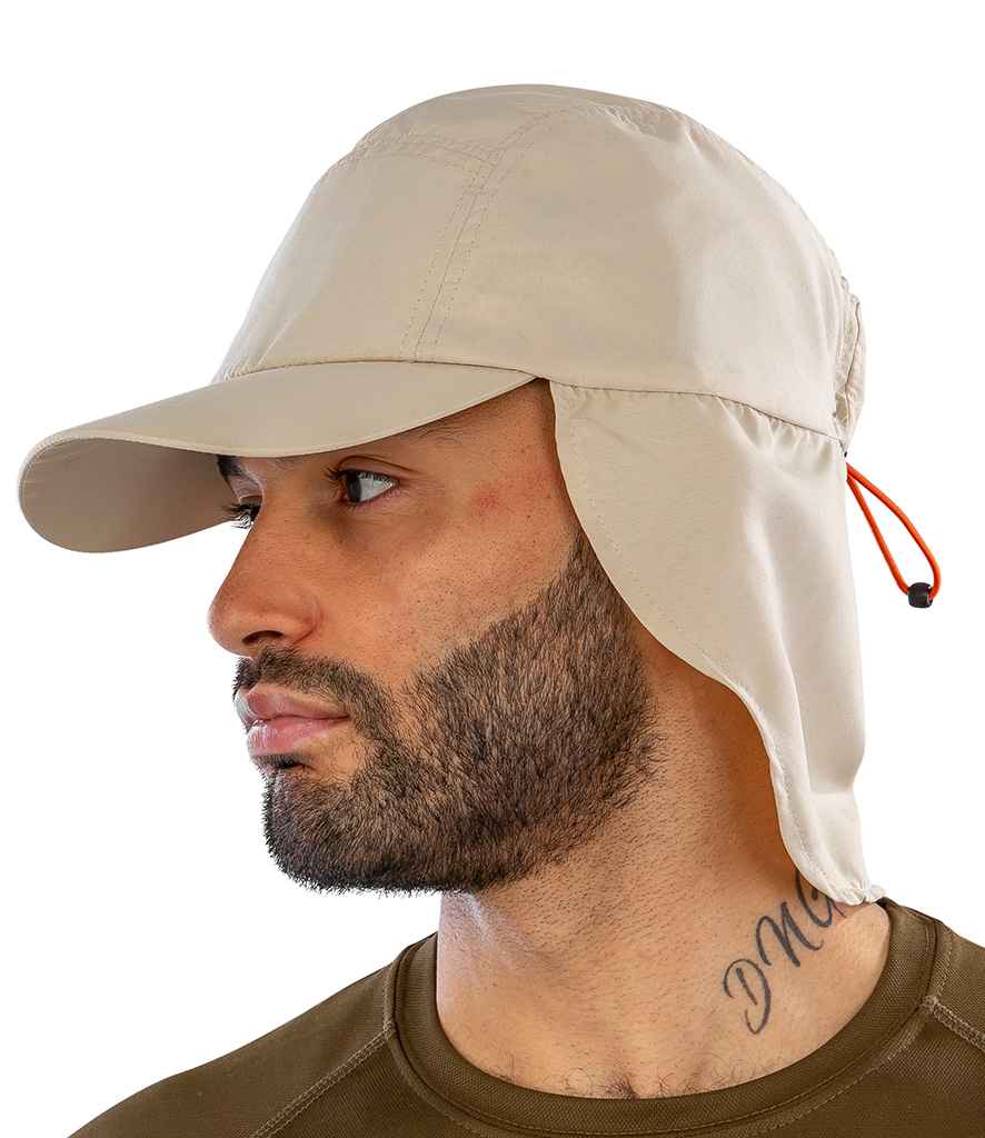Result Legionnaires Cap | Khaki - Result Headwear Headwear - Lancashire Teamwear