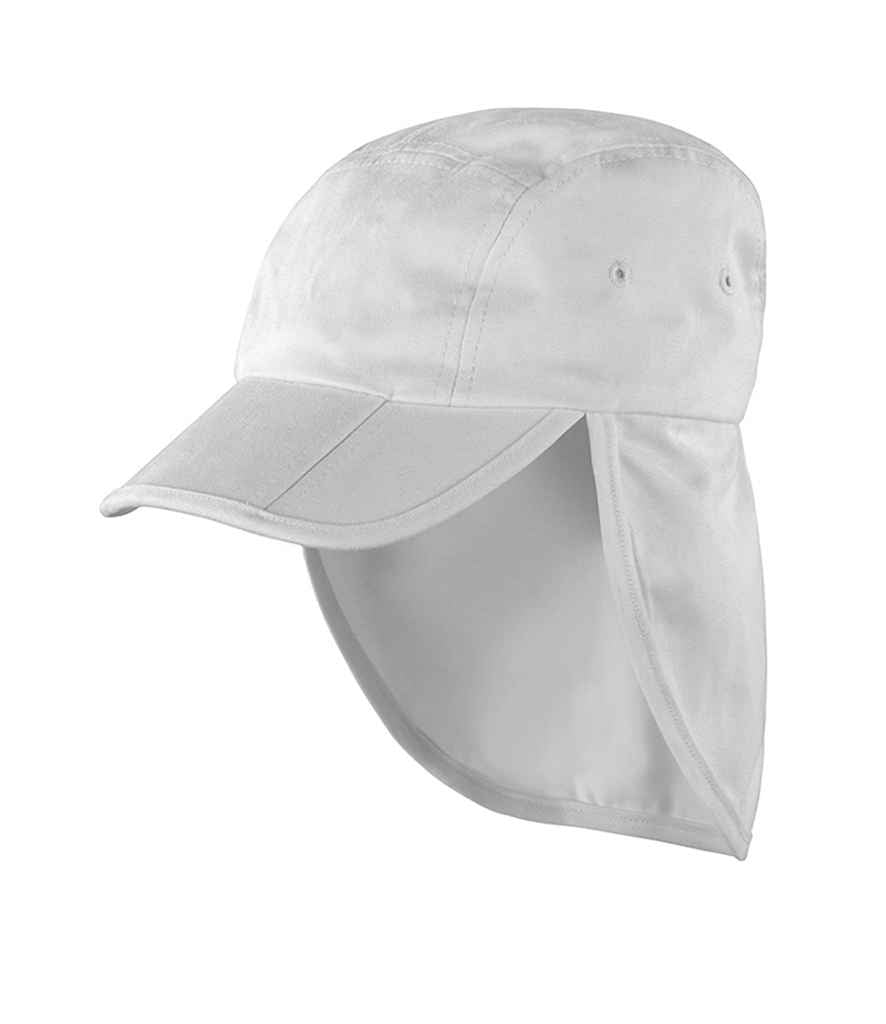 Result Fold Up Legionnaires Cap White