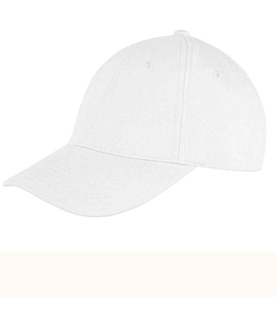Result Memphis Brushed Cotton Cap | White - Result Headwear Headwear - Lancashire Teamwear