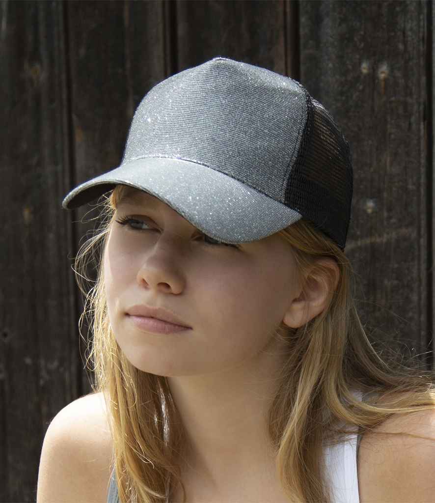 Result Core New York Sparkle Cap | Silver - Result Headwear Headwear - Lancashire Teamwear