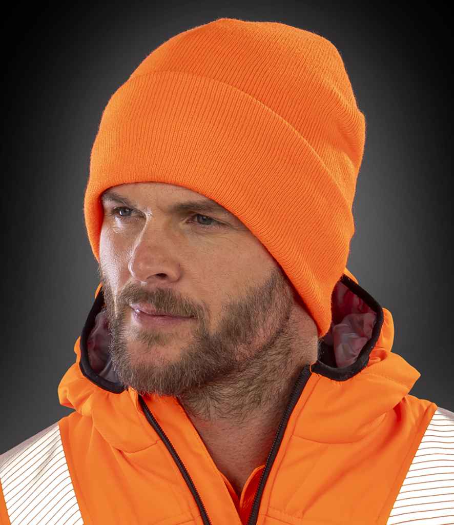 Result Lightweight Thinsulate™ Hat | Fluorescent Orange - Result Winter Essentials Headwear - Lancashire Teamwear