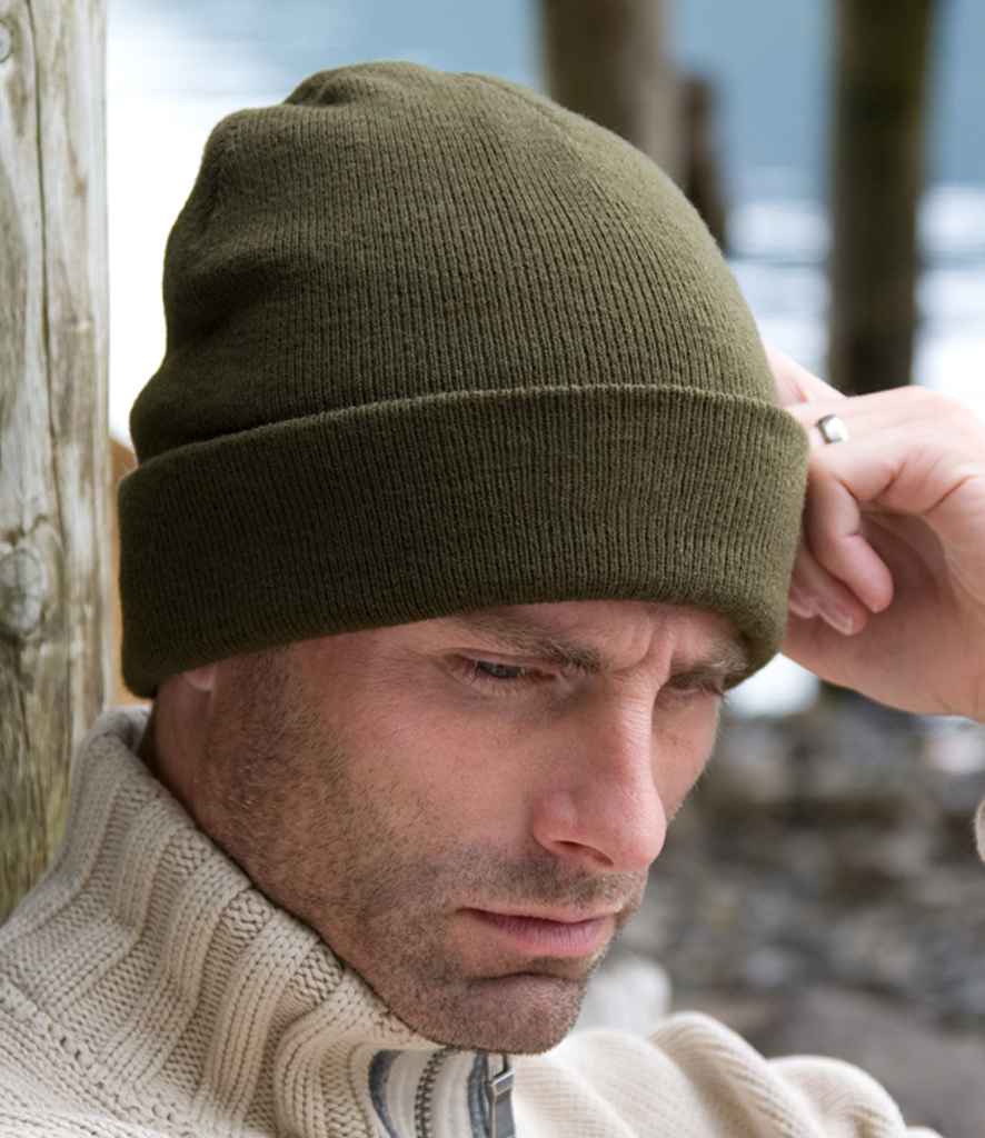 Result Lightweight Thinsulate™ Hat | Olive Green - Result Winter Essentials Headwear - Lancashire Teamwear