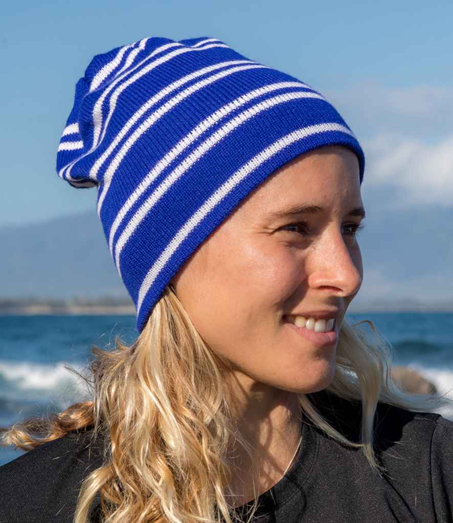Result Team Reversible Beanie | Royal Blue/White - Result Winter Essentials Headwear - Lancashire Teamwear