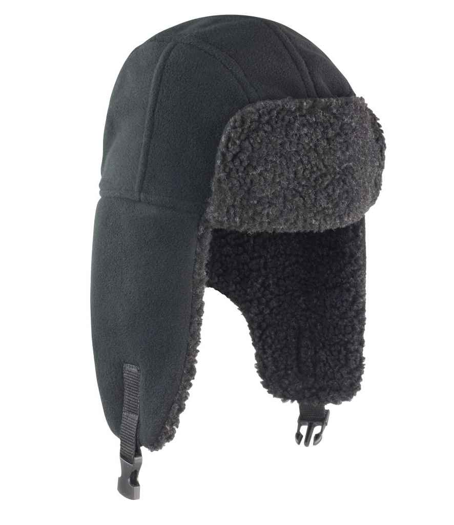 Result Thinsulate™ Sherpa Hat | Black - Result Winter Essentials Headwear - Lancashire Teamwear