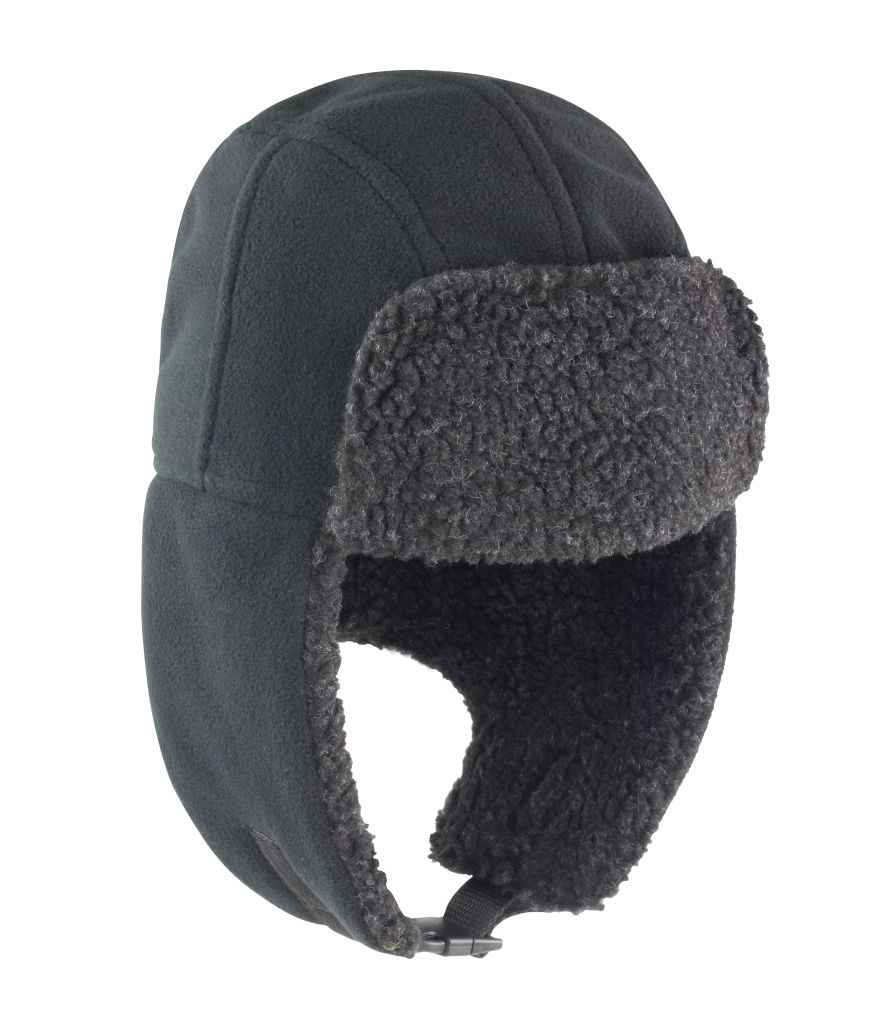 Result Thinsulate™ Sherpa Hat | Black - Result Winter Essentials Headwear - Lancashire Teamwear