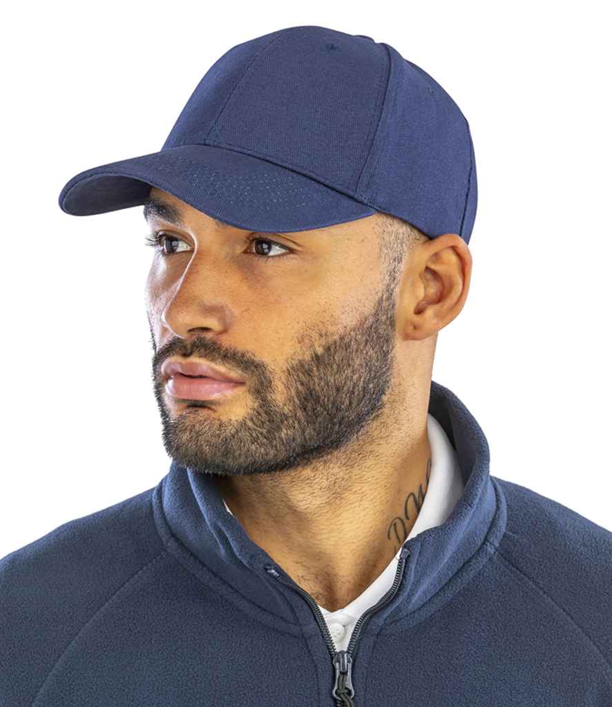 Result Genuine Recycled Low Profile Cap | Navy Headwear - Lancashire Teamwear