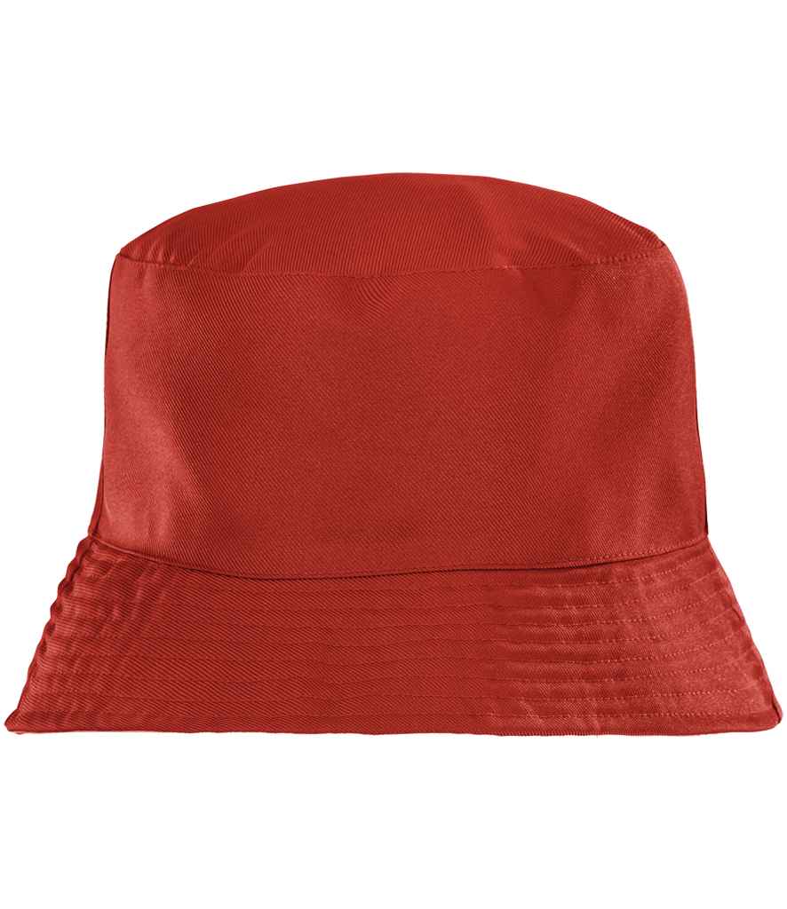 Result Genuine Recycled Core Reversible Bucket Hat | Red/White Headwear - Lancashire Teamwear