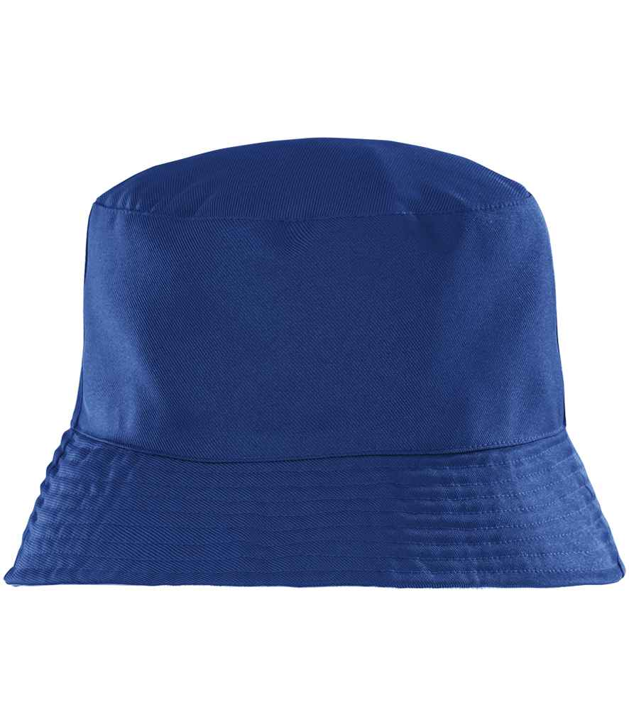 Result Genuine Recycled Core Reversible Bucket Hat Royal Blue/White