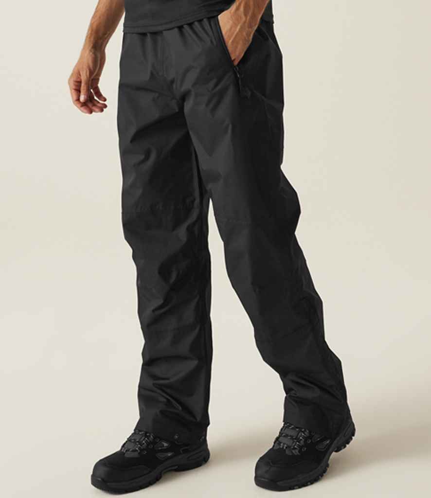 Regatta Linton Waterproof Overtrousers | Black - Regatta Professional - Lancashire Teamwear