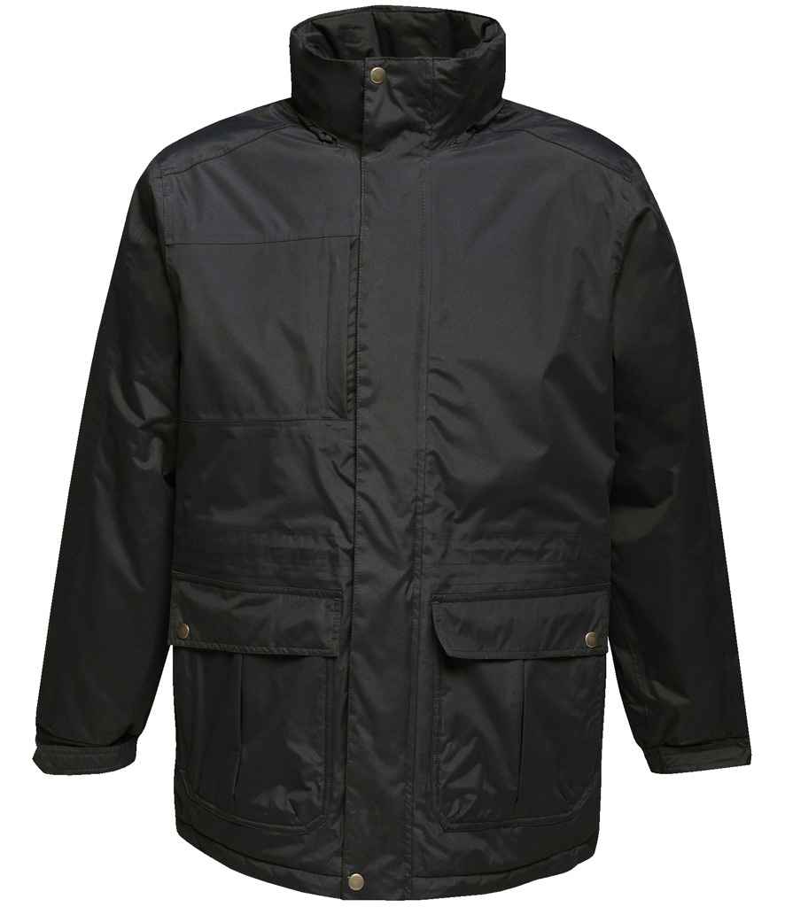 Regatta Darby III Waterproof Insulated Parka Jacket Black/Black