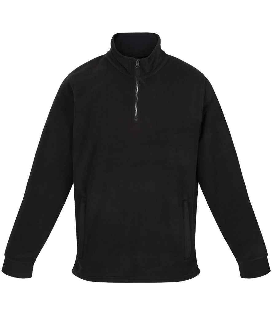 Regatta Thor Zip Neck Fleece Black
