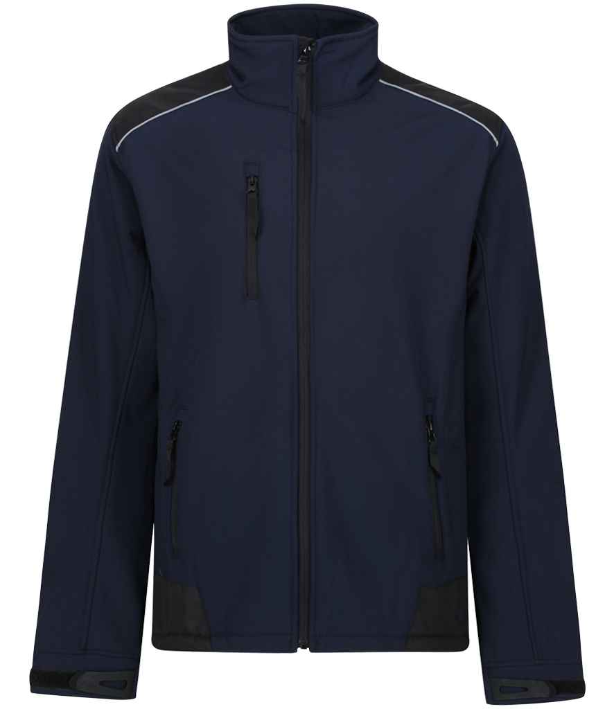 Regatta Sandstorm Soft Shell Workwear Jacket Navy/Black