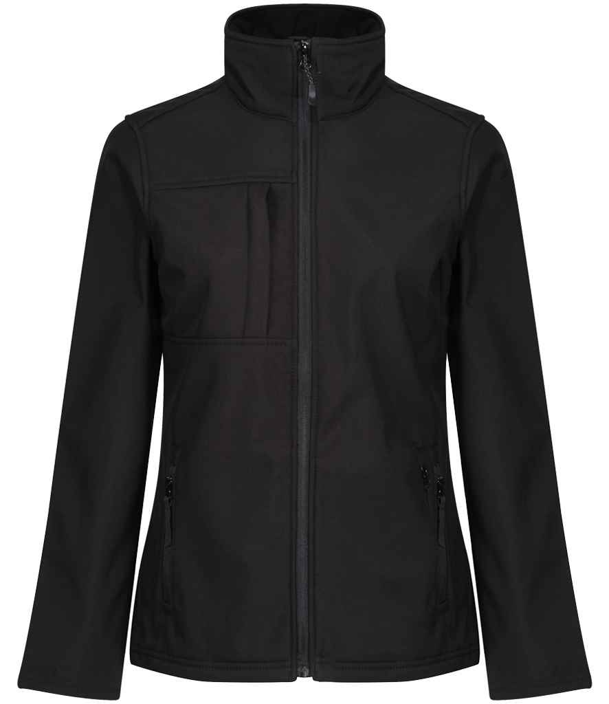 Regatta Ladies Octagon II Soft Shell Jacket Black/Black