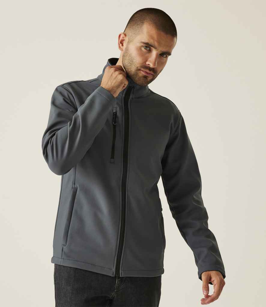 Regatta Honestly Made Recycled Soft Shell Jacket | Seal Grey - Lancashire Teamwear