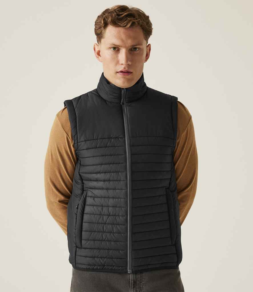 Regatta Honestly Made Recycled Insulated Bodywarmer | Black Gilet - Lancashire Teamwear