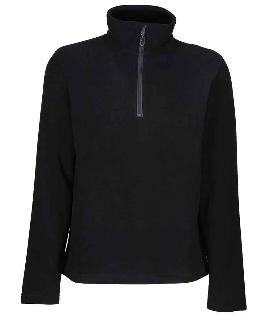 Regatta Honestly Made Recycled Half Zip Fleece | Black - Lancashire Teamwear