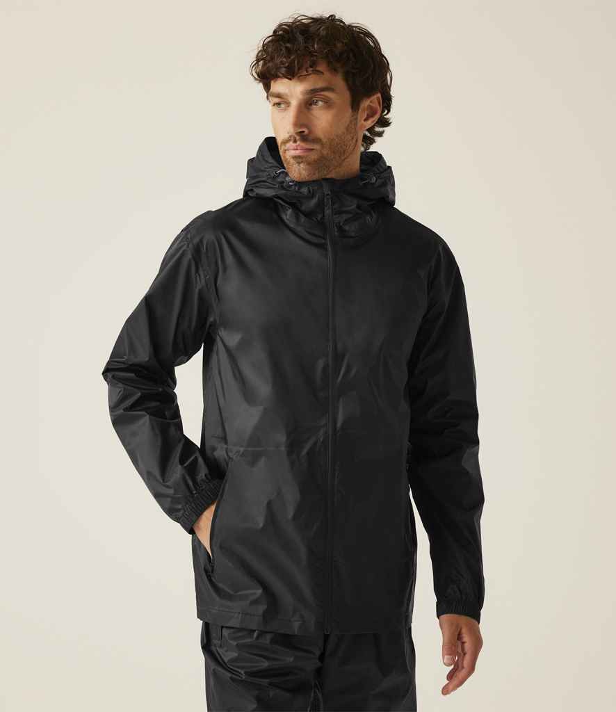 Regatta Pro Packaway Waterproof Breathable Jacket | Black - Regatta Professional - Lancashire Teamwear