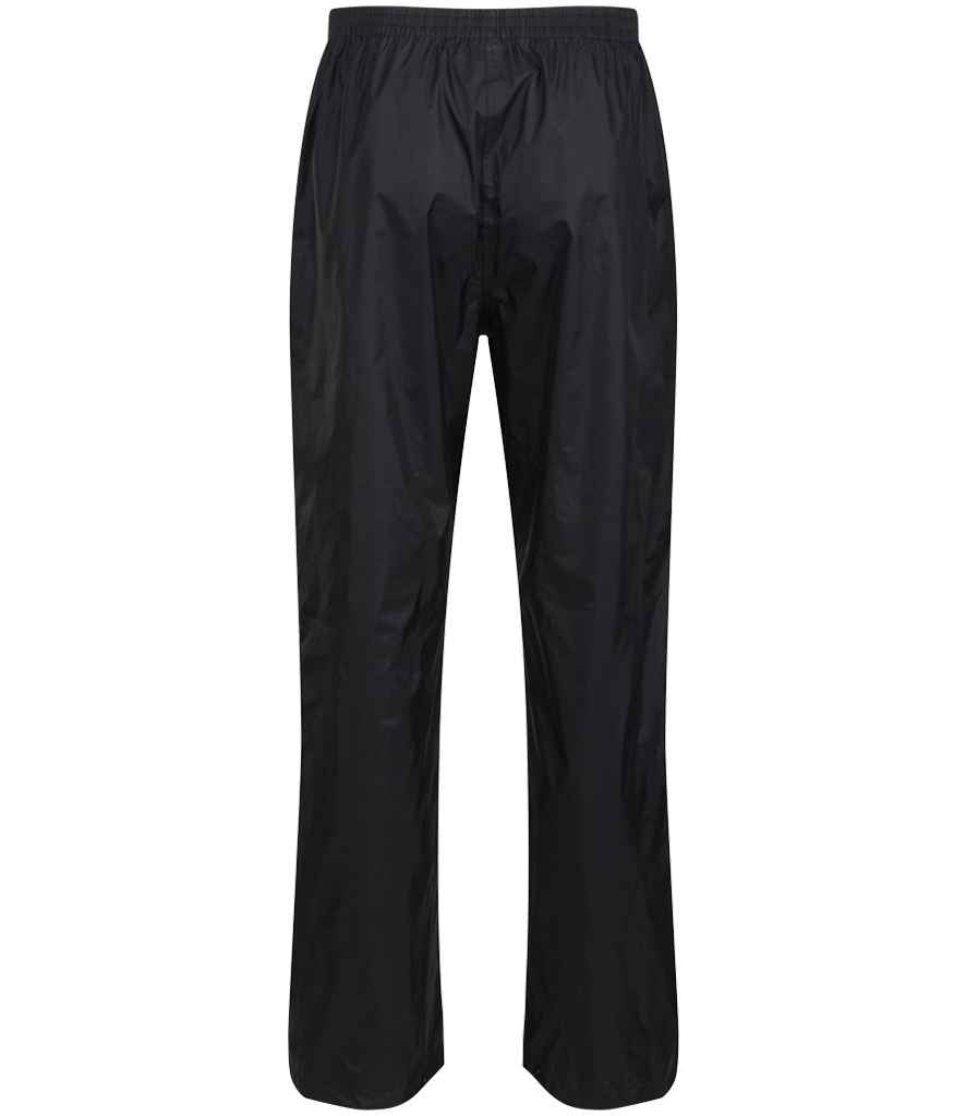 Regatta Pro Packaway Waterproof Breathable Overtrousers | Black - Regatta Professional - Lancashire Teamwear