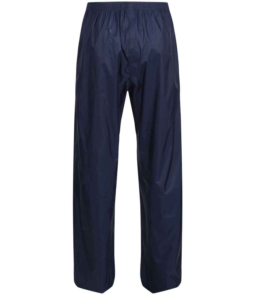 Regatta Pro Packaway Waterproof Breathable Overtrousers | Navy - Regatta Professional - Lancashire Teamwear