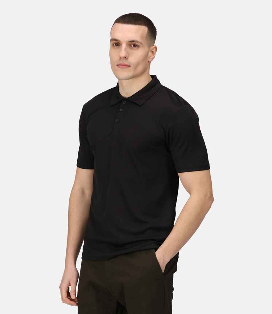 Regatta Honestly Made Recycled Polo Shirt | Black - Lancashire Teamwear