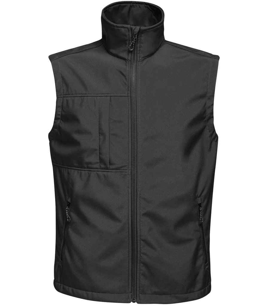 Regatta Octagon II Printable Soft Shell Bodywarmer | Black/Black - Regatta Professional Gilet - Lancashire Teamwear