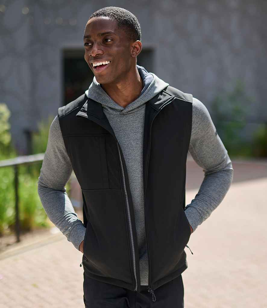 Regatta Octagon II Printable Soft Shell Bodywarmer | Black/Black - Regatta Professional Gilet - Lancashire Teamwear