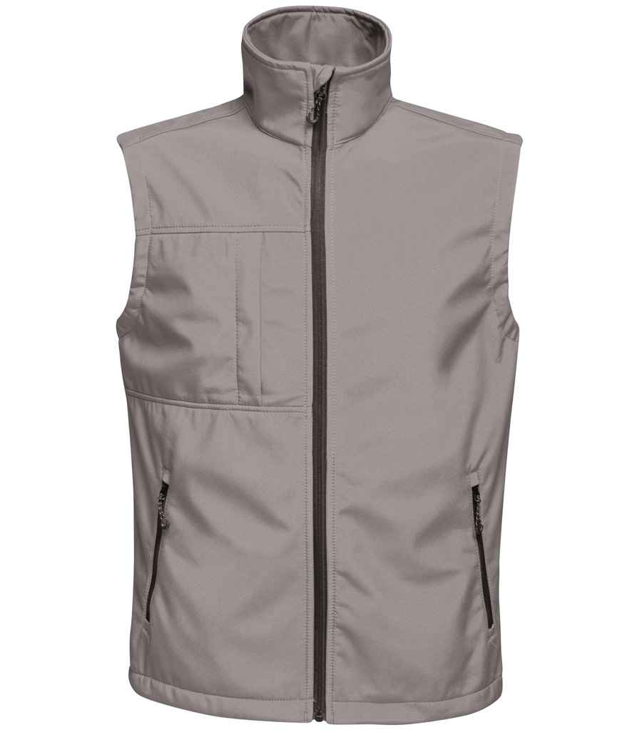 Regatta Octagon II Printable Soft Shell Bodywarmer Seal Grey/Black