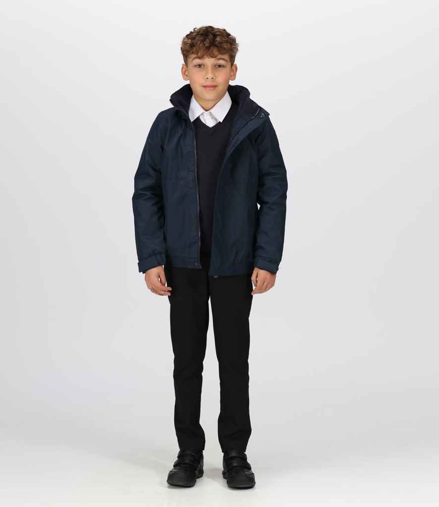 Regatta Kids Dover Waterproof Insulated Jacket | Navy/Navy - Regatta Professional - Lancashire Teamwear