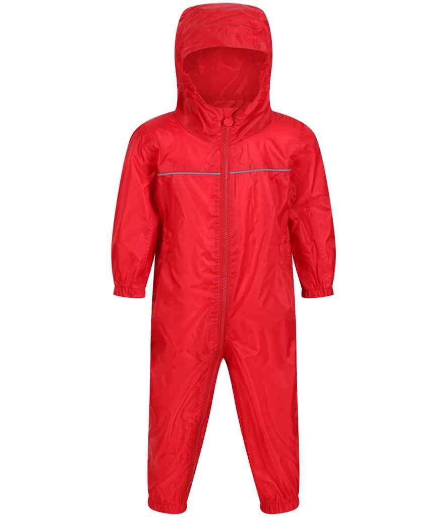 Regatta Kids Paddle Rain Suit Classic Red