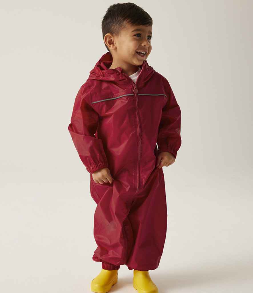 Regatta Kids Paddle Rain Suit | Classic Red - Regatta Professional Trousers - Lancashire Teamwear
