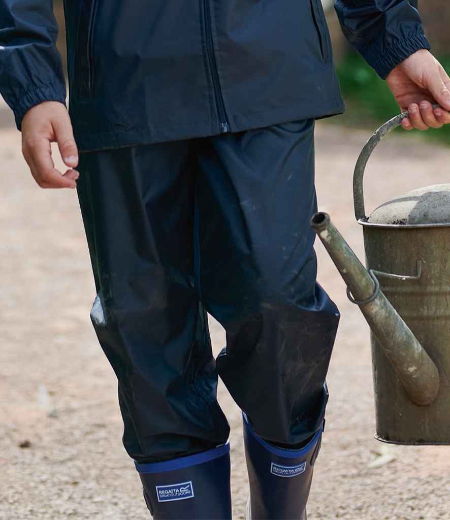 Regatta Kids Pro Stormbreak Overtrousers | Navy - Regatta Professional - Lancashire Teamwear