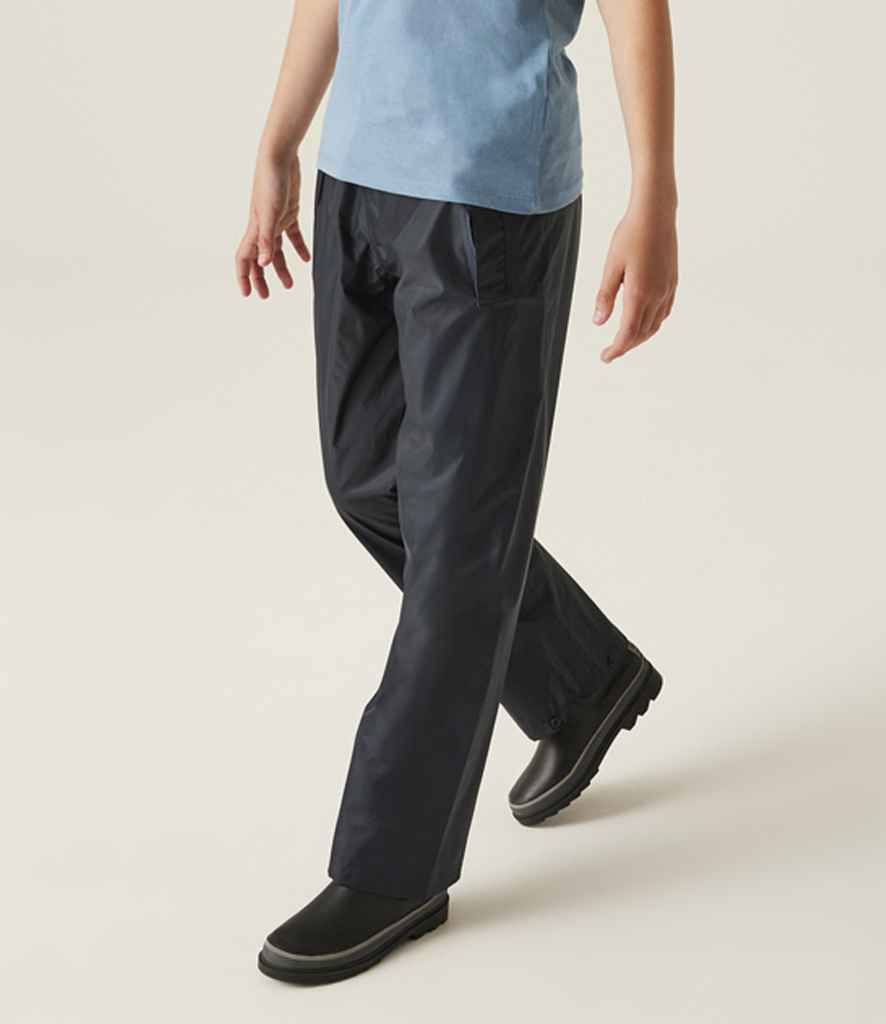 Regatta Kids Pro Stormbreak Overtrousers | Navy - Regatta Professional - Lancashire Teamwear