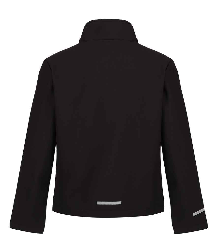 Regatta Kids Ablaze Soft Shell Jacket | Black/Black - Regatta Professional - Lancashire Teamwear