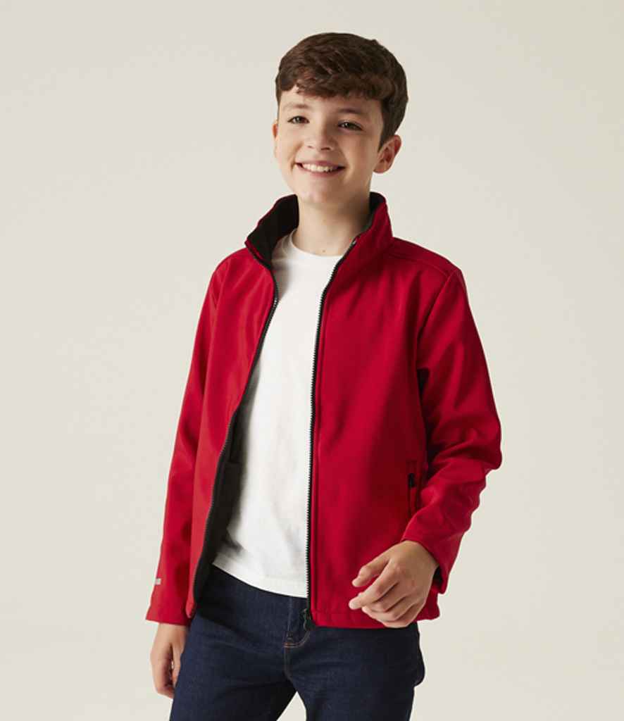 Regatta Kids Ablaze Soft Shell Jacket | Classic Red/Black - Regatta Professional - Lancashire Teamwear