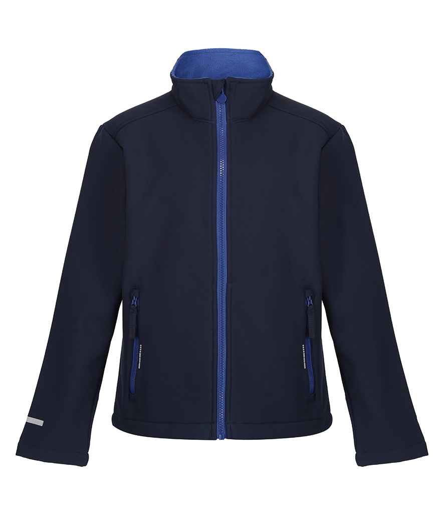 Regatta Kids Ablaze Soft Shell Jacket | Navy/New Royal Blue - Regatta Professional - Lancashire Teamwear