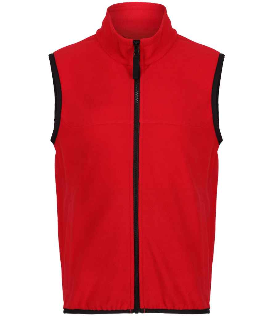 Regatta Kids Micro Fleece Bodywarmer | Classic Red/Black - Regatta Professional Gilet - Lancashire Teamwear