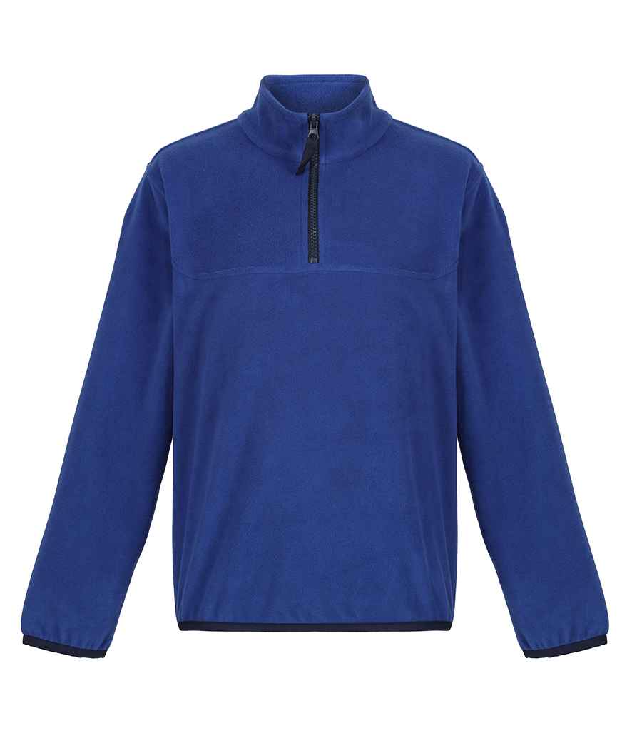 Regatta Kids Half Zip Micro Fleece Jacket | New Royal Blue/Navy - Regatta Professional - Lancashire Teamwear