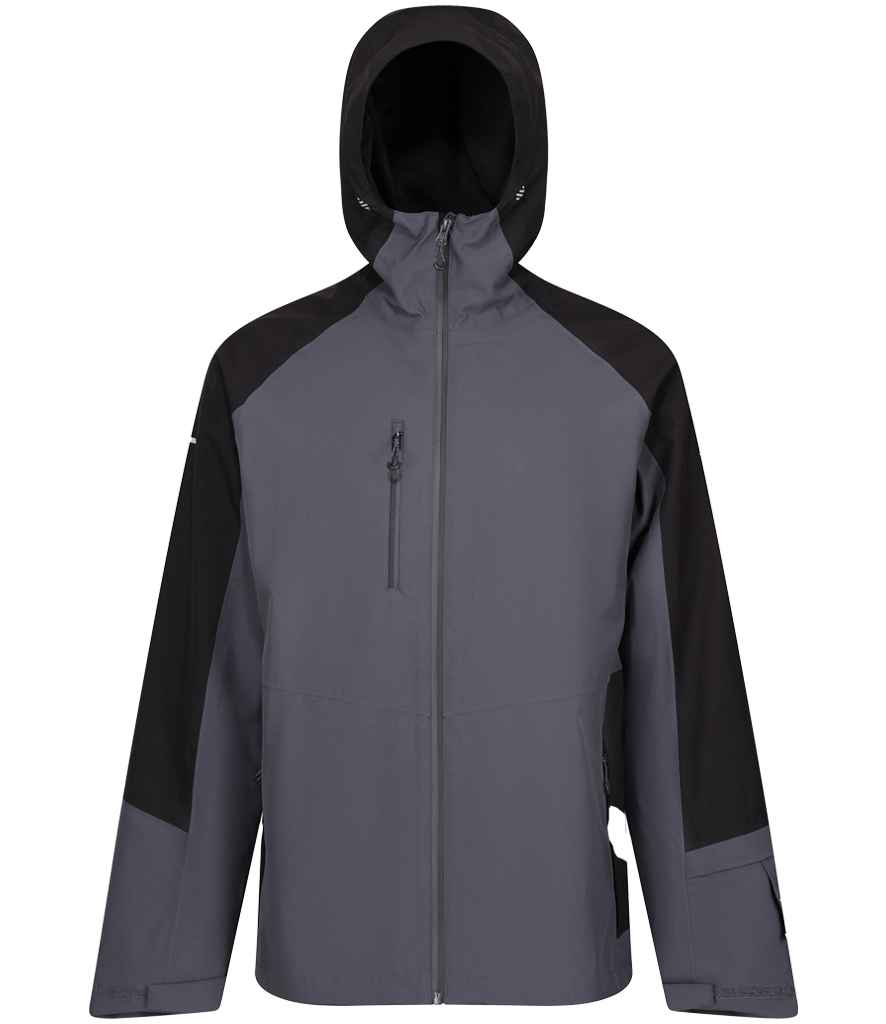 Regatta X-Pro Beacon Brite Light Waterproof Shell Jacket | Seal Grey/Black - Regatta Professional - Lancashire Teamwear