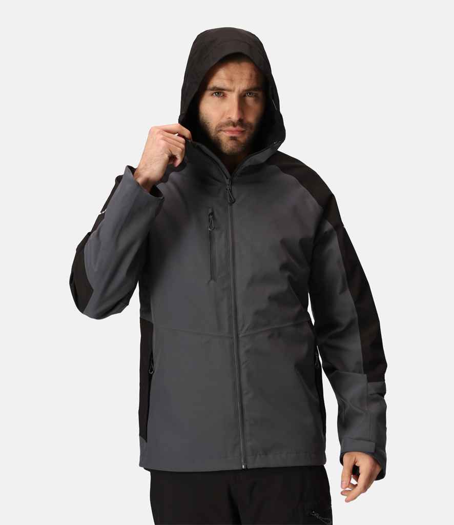 Regatta X-Pro Beacon Brite Light Waterproof Shell Jacket | Seal Grey/Black - Regatta Professional - Lancashire Teamwear
