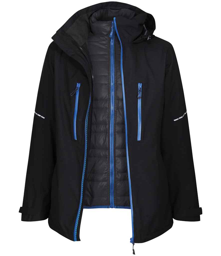Regatta X-Pro Evader III 3-in-1 Jacket | Black/Oxford Blue - Regatta Professional - Lancashire Teamwear