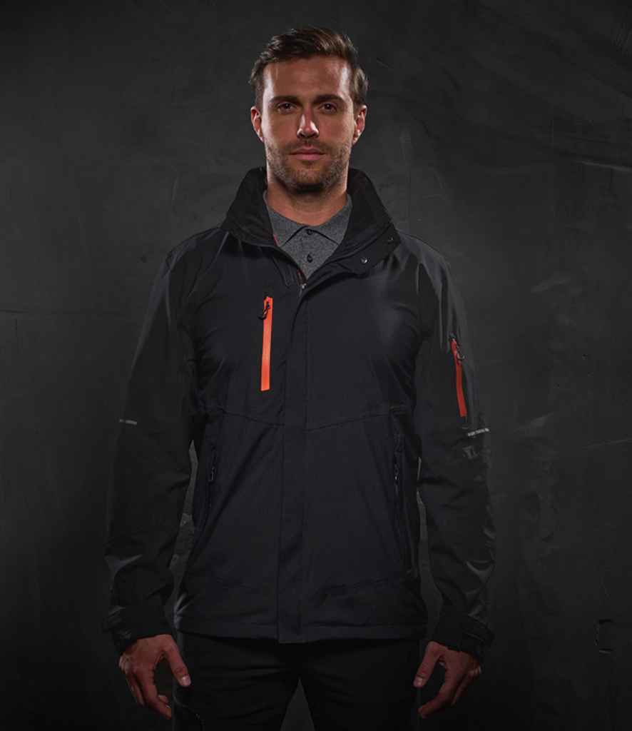 Regatta X-Pro Exosphere II Shell Jacket | Black/Magma Orange - Regatta Professional - Lancashire Teamwear