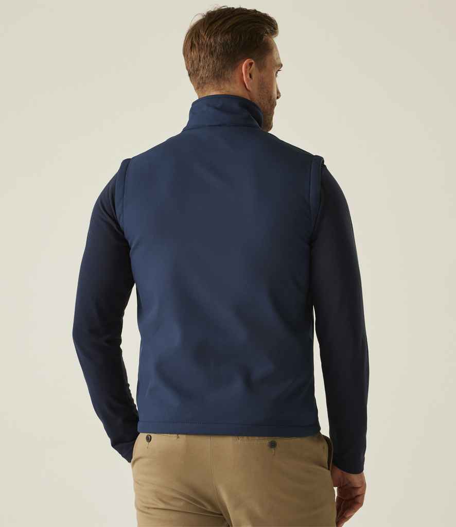 Regatta Ascender Two Layer Soft Shell Bodywarmer | Navy/Classic Red - Regatta Professional Gilet - Lancashire Teamwear