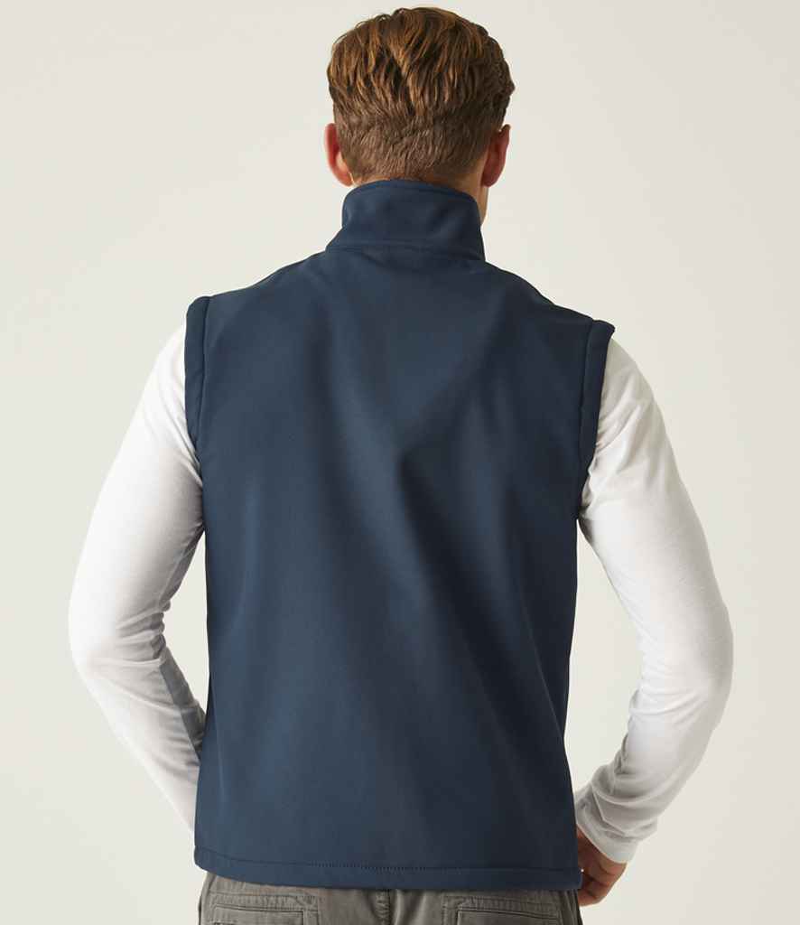 Regatta Ascender Two Layer Soft Shell Bodywarmer | Navy/Classic Red - Regatta Professional Gilet - Lancashire Teamwear