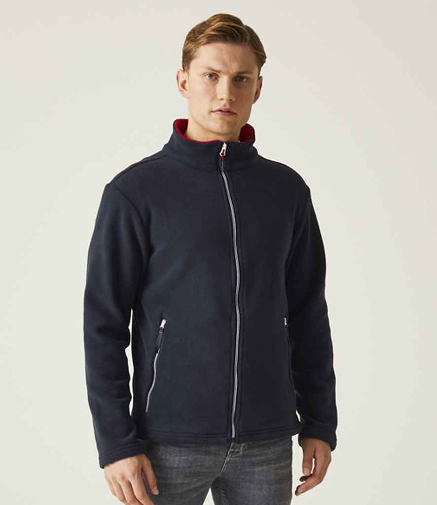 Regatta Ascender Fleece Jacket | Navy/Classic Red - Regatta Professional - Lancashire Teamwear
