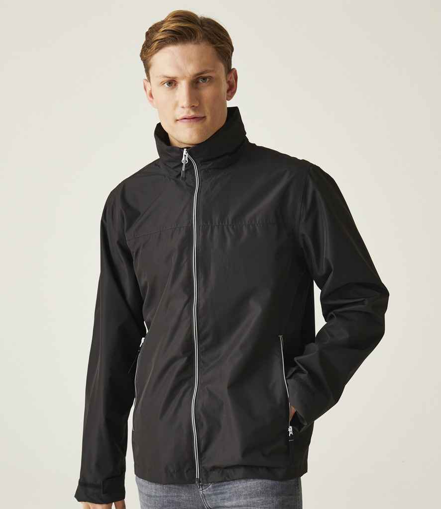 Regatta Ascender Waterproof Shell Jacket | Black/Mineral Grey - Regatta Professional - Lancashire Teamwear