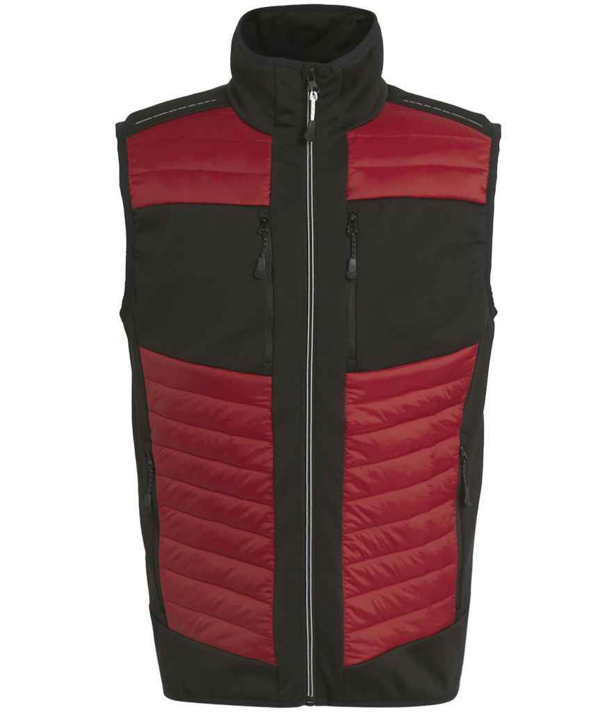 Regatta E-Volve Unisex Thermal Hybrid Bodywarmer Classic Red/Black