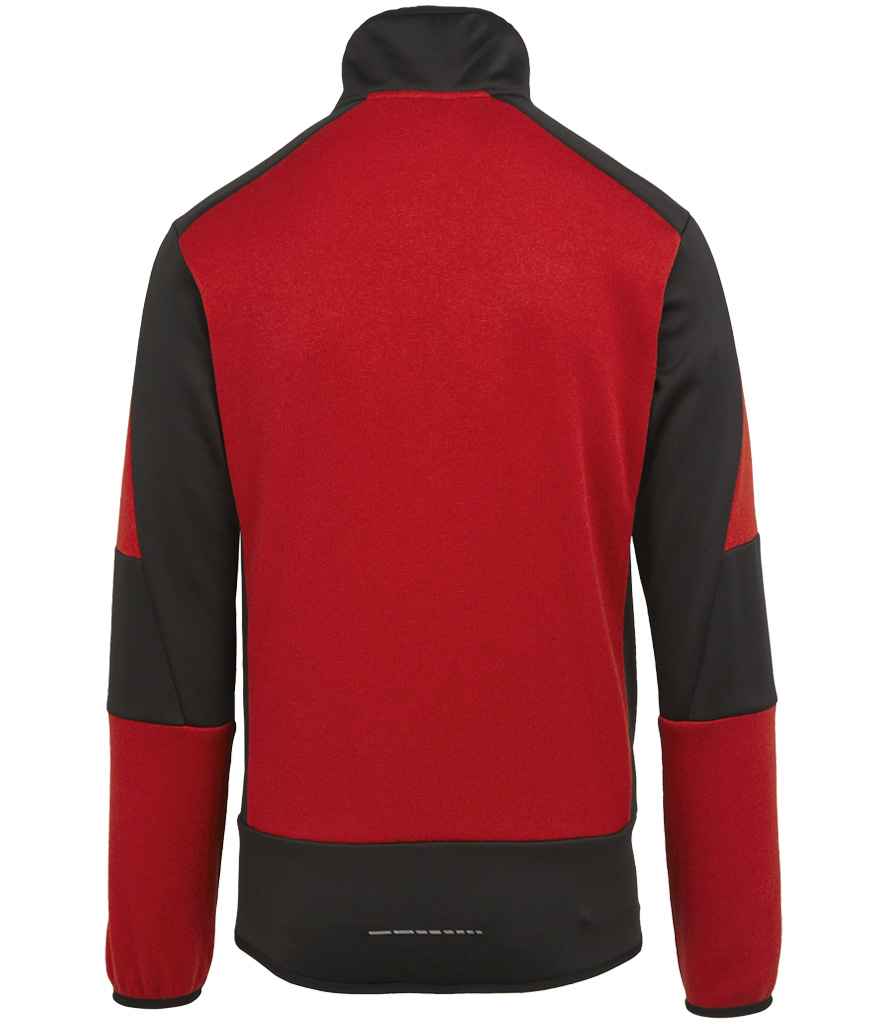 Regatta E-Volve Unisex Knit Effect Midlayer Top | Classic Red/Black - Regatta Professional Fleece - Lancashire Teamwear