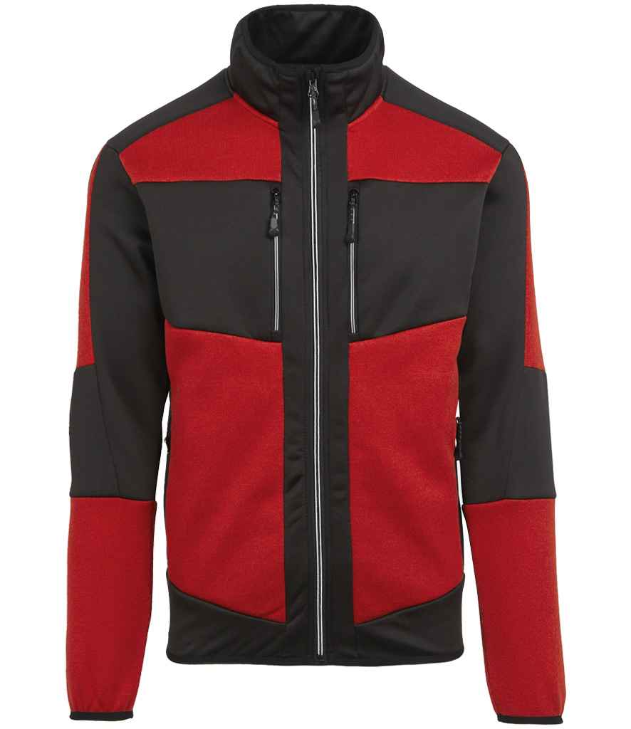 Regatta E-Volve Unisex Knit Effect Midlayer Top Classic Red/Black