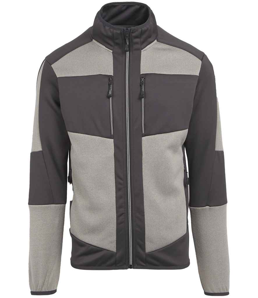 Regatta E-Volve Unisex Knit Effect Midlayer Top Mineral Grey/Ash